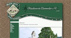 Desktop Screenshot of musikverein-ebenweiler.de